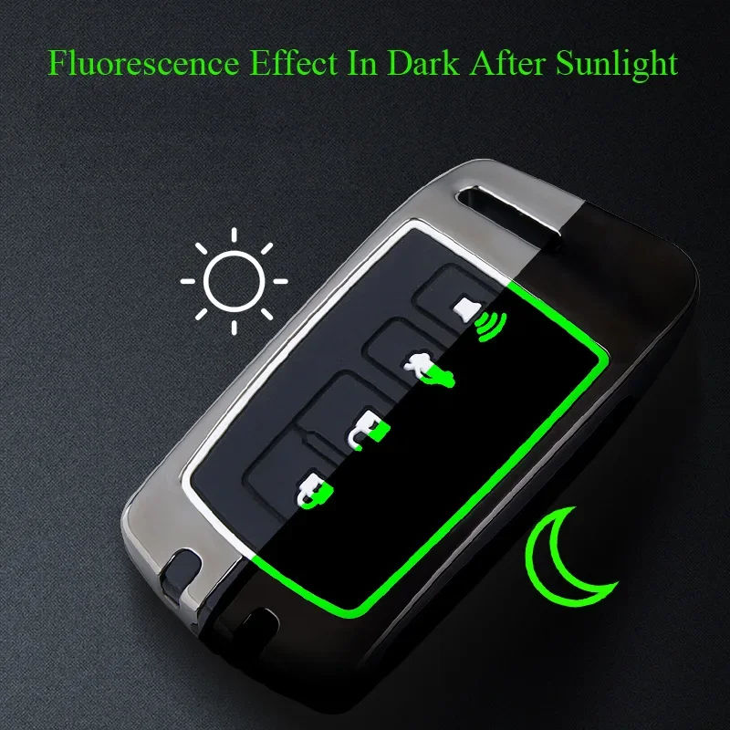 سبائك الزنك والسيليكون غطاء كامل غطاء مفتاح السيارة ، تويوتا أفالون ، أكوا ، RAV4 ، هايلاندر ، لاند كروزر ، كامري ، برادو ، كورولا ، بريوس #6