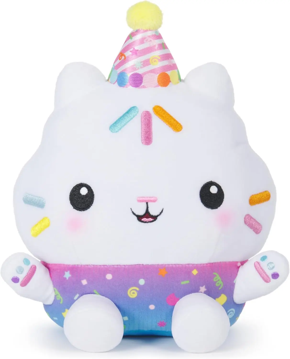 

Interactive Sprinkle Party Cake Cat Plush Toy with Sounds, 10-Inch Stuffed Animal for Kids Ages 3+, Fun Gift for Girls & Boys