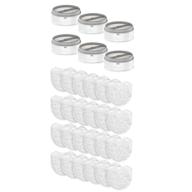 

AT48-6Pc Humidifier Cartridges And 24 Filters For Humidx Plus For Airmini Connector For P10 Nasal Pillow N20 And N30 Cushions