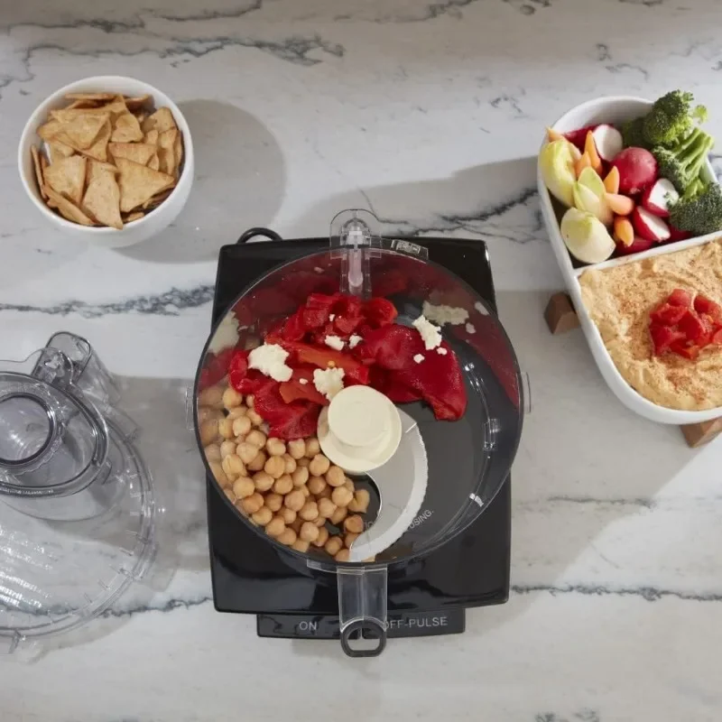 Cuisinart Procesador de alimentos Picadora de verduras de 14 tazas para picar, cortar en cubitos, triturar y batidora manual eléctrica y batidora