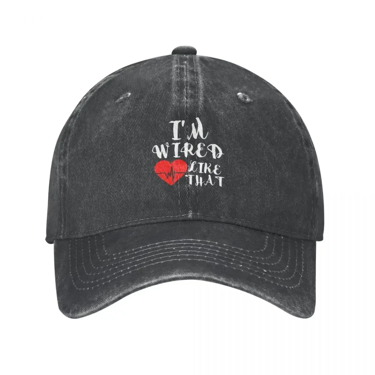 I'm Wired Like That Pacemaker Joke Heart Disease Awareness Pacemaker Shirt Funny ICD Surgery Gift Cowboy Hat