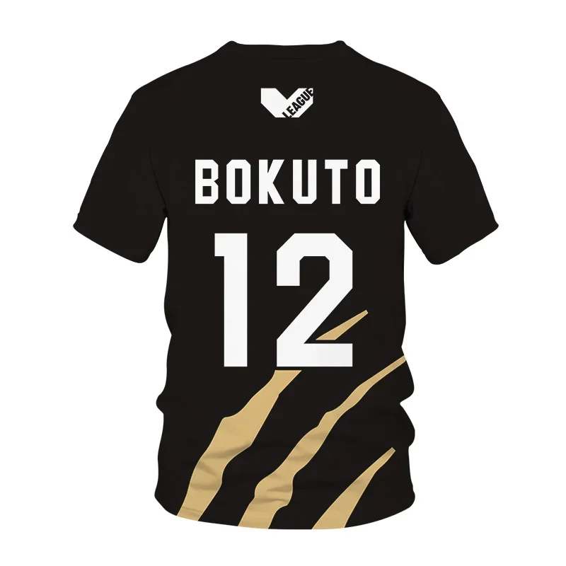 Anime Haikyuu 3D Printed T-shirt MSBY Black Jackal Sport Casual Men Women Harajuku Streetwear T Shirt Fashion T Shirt Tops