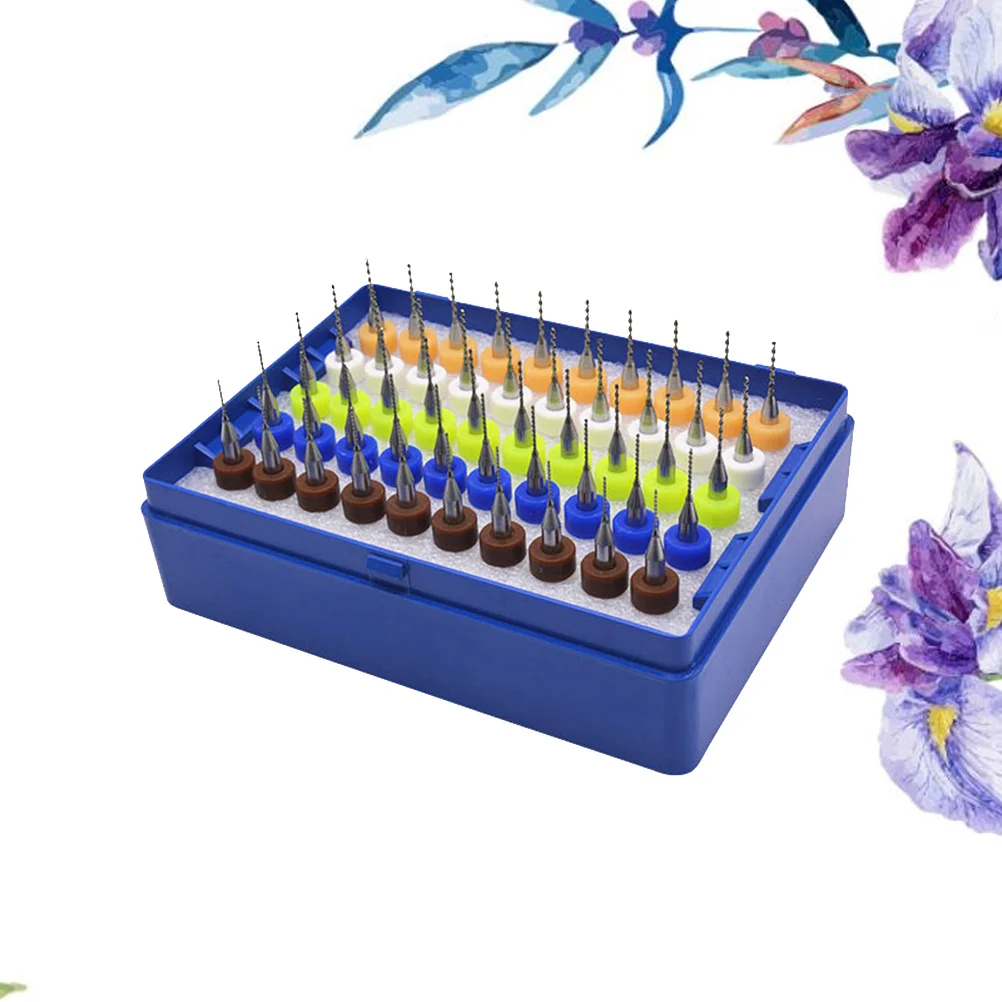 50Pcs 0.5-0.9mm Tungsten Carbide Pcb Drill Bits Micro Engraving Tool Set for Cnc Wood Metal Carbide Drill Bits