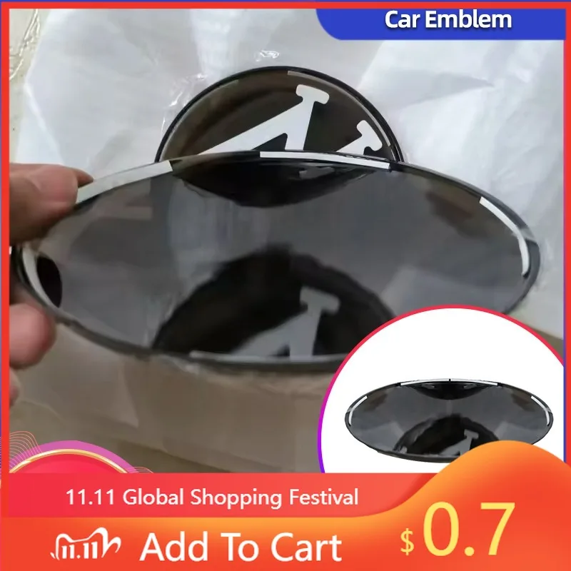 

Для Volkswagen VW Внутренние наклейки Крышки ступиц 2 шт. Передняя решетка Эмблема 137 мм Задний багажник Значок крышки логотипа 90 мм Для Nivus 2019 -