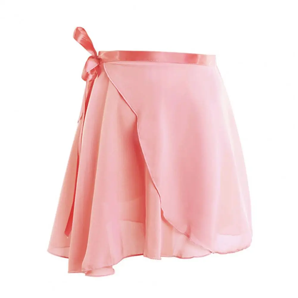 Women Ballet Skirts Lace-up Chiffon Skirts Dance Skirts Adults Girls Leotards Skirt Ballet Practice Dancing Miniskirts