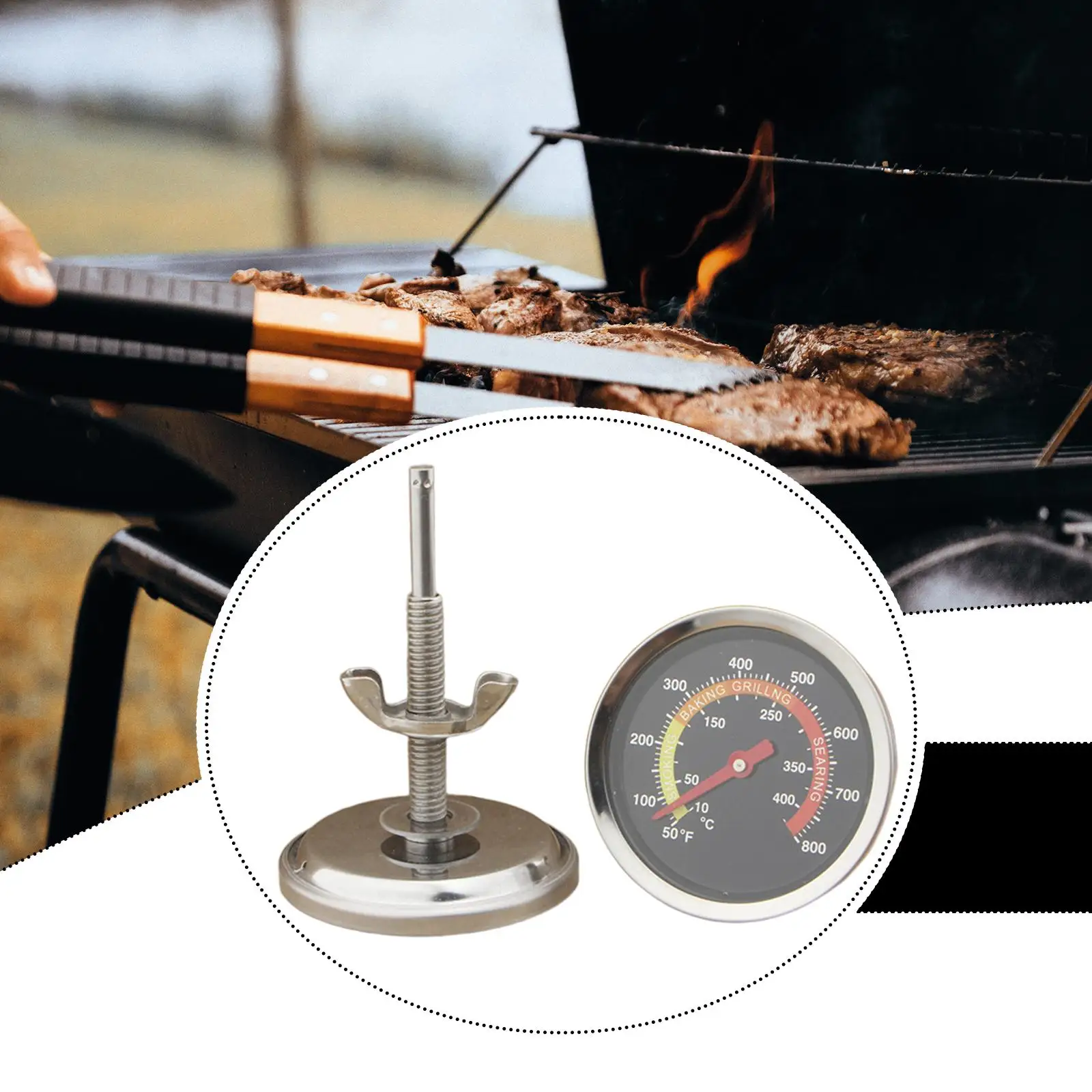 Bbq Grill Thermomet… - image