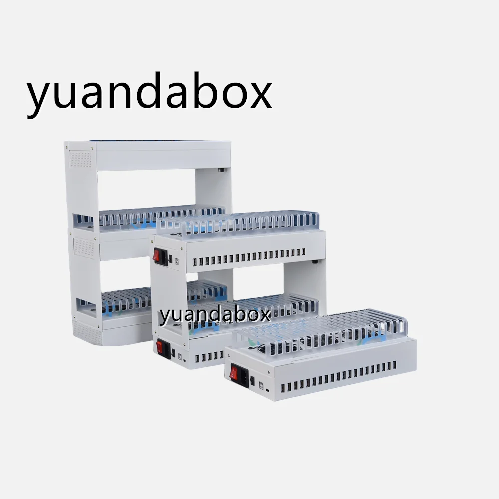 

20 USB Port Phone Charger HUB OTG Phone Farming Box Automatic Click Bot Youtube TIKTOK Facebook Automation Click Phone Box Tool