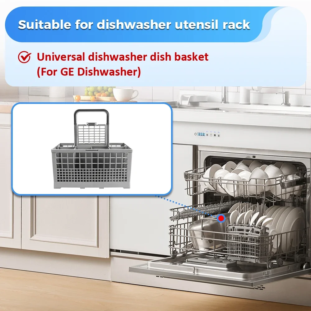 Multifunctional Universal Dishwasher Basket Knife and Fork Storage Basket Foldable Cutlery Holder Dishwasher Basket Part image 3