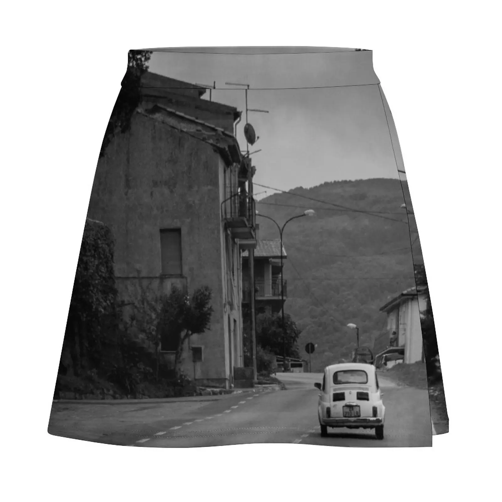 Fiat 500-Sicilie-Cinque Cento Mini Rok Korte Rok Kleding Vrouwen Zomer 2023