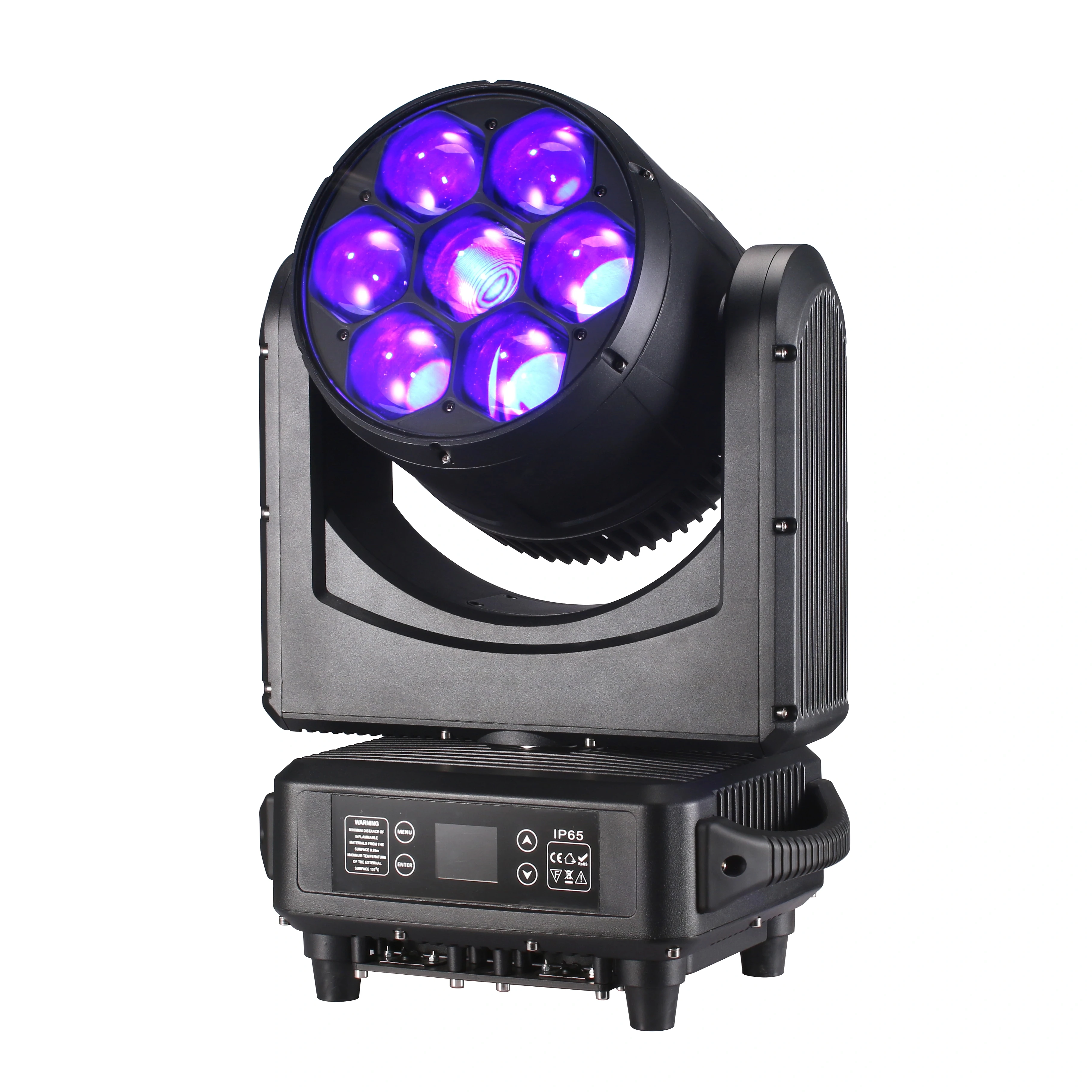 7*60W High Brightness RGBW Stage Light for DJ Bar Disco Bee-Eyes IP65 LED Zoom Wash DJ Moving Head Light