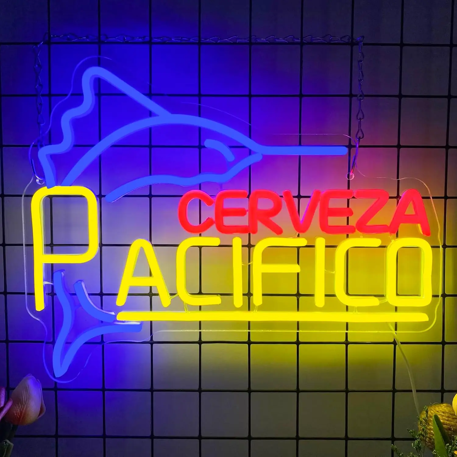 

Pacific Beer Neon Sign Bar Business Bar Art Wall Light USB LED Neon Light for Restaurant Store Party Bedroom Decoration Gift