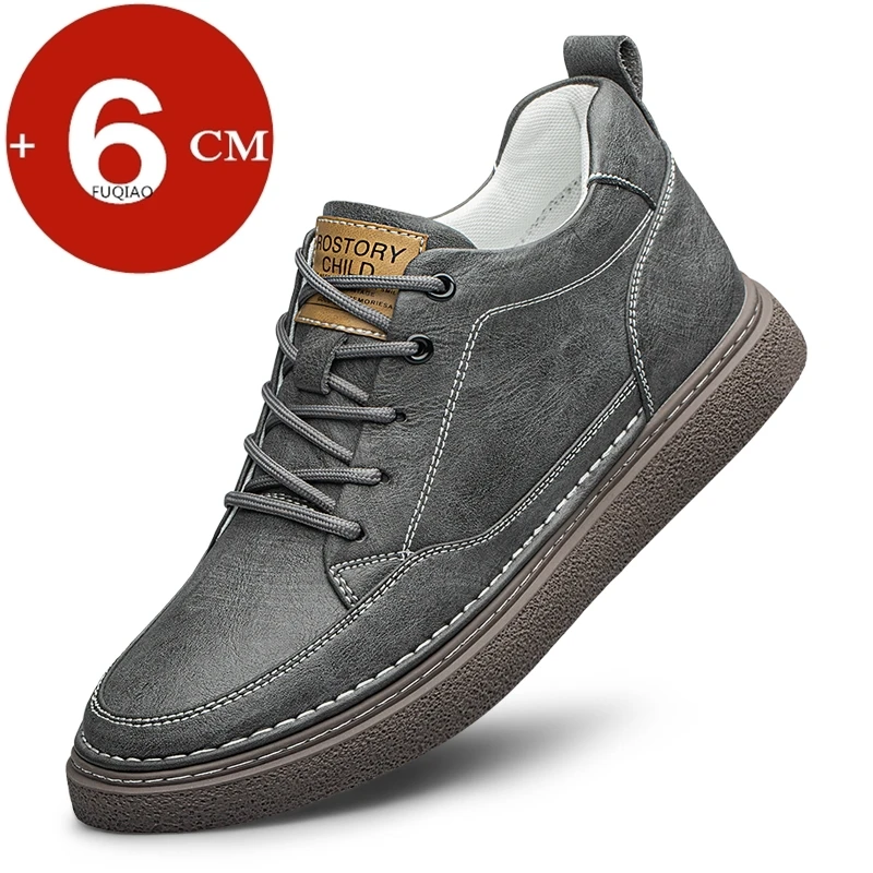 

Новые мужские кроссовки с подъемом, обувь на подъемнике, обувь, увеличивающая рост на скрытом каблуке, дышащая повседневная спортивная обувь с увеличением 6 см