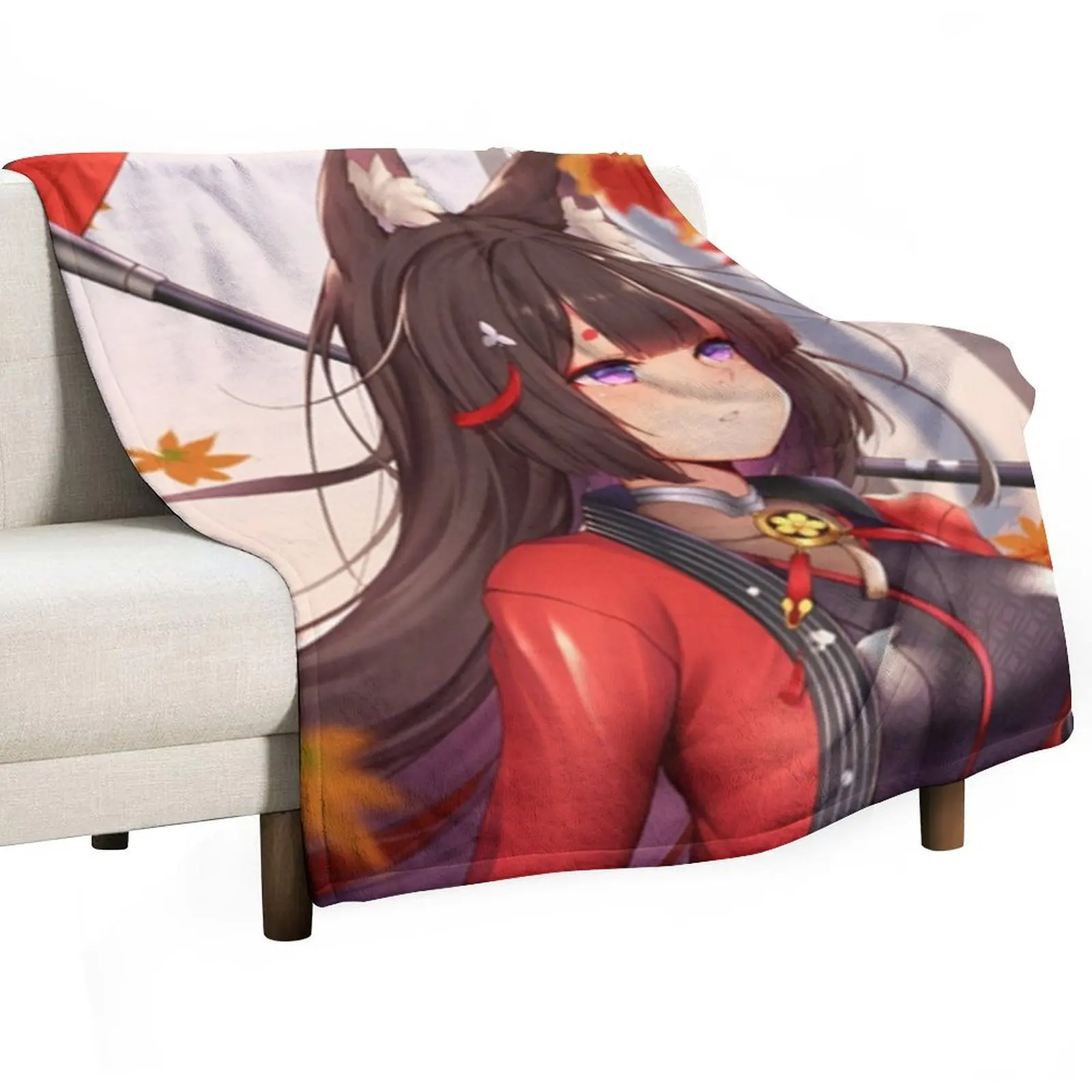 

Azur Lane Amagi Throw Blanket Warm Accent Blanket for Living Room Decoration