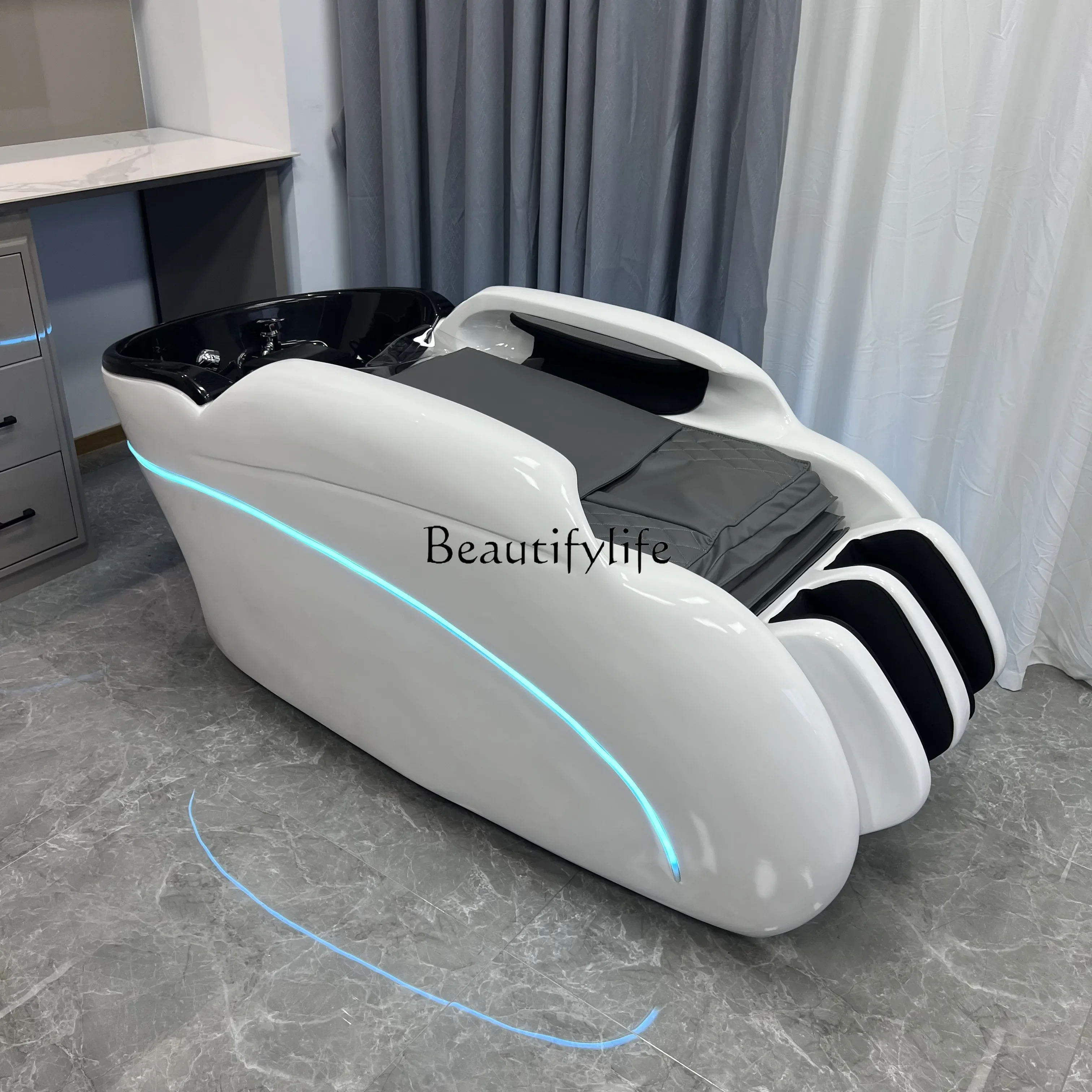

ld 30Multifunctional Intelligent Style Electric Massage Shampoo Bed Barber Shop for Hair Salon Hairdressing Flushing Bed