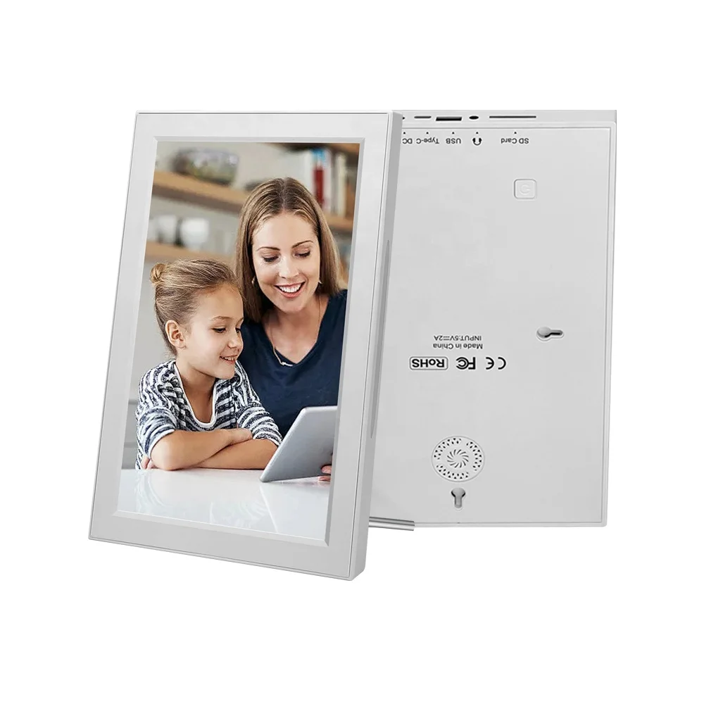 Frameo 10.1 Inch Digital Picture Frame, Smart WiFi Digital Photo Frame with 32G Memory, Easy Setup, Share Photos Videos Anywhere
