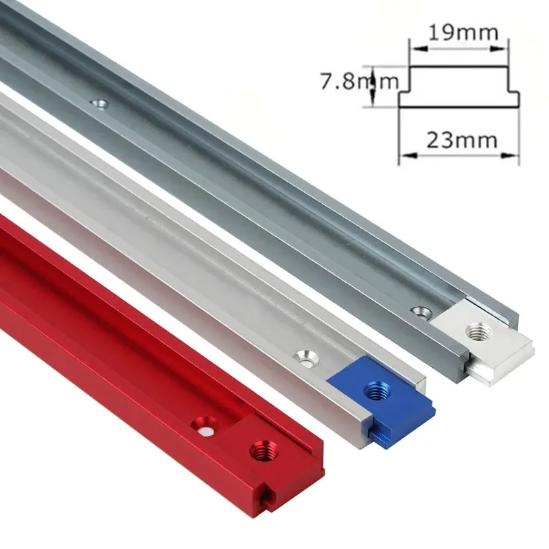 Screw slot fastener woodworking tool, aluminum alloy 30/45 type rail fixture, 8 T-shaped rail sliders, durable