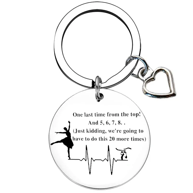 Dancer Teacher Keychain Dance Instructor Teachers Key Rings