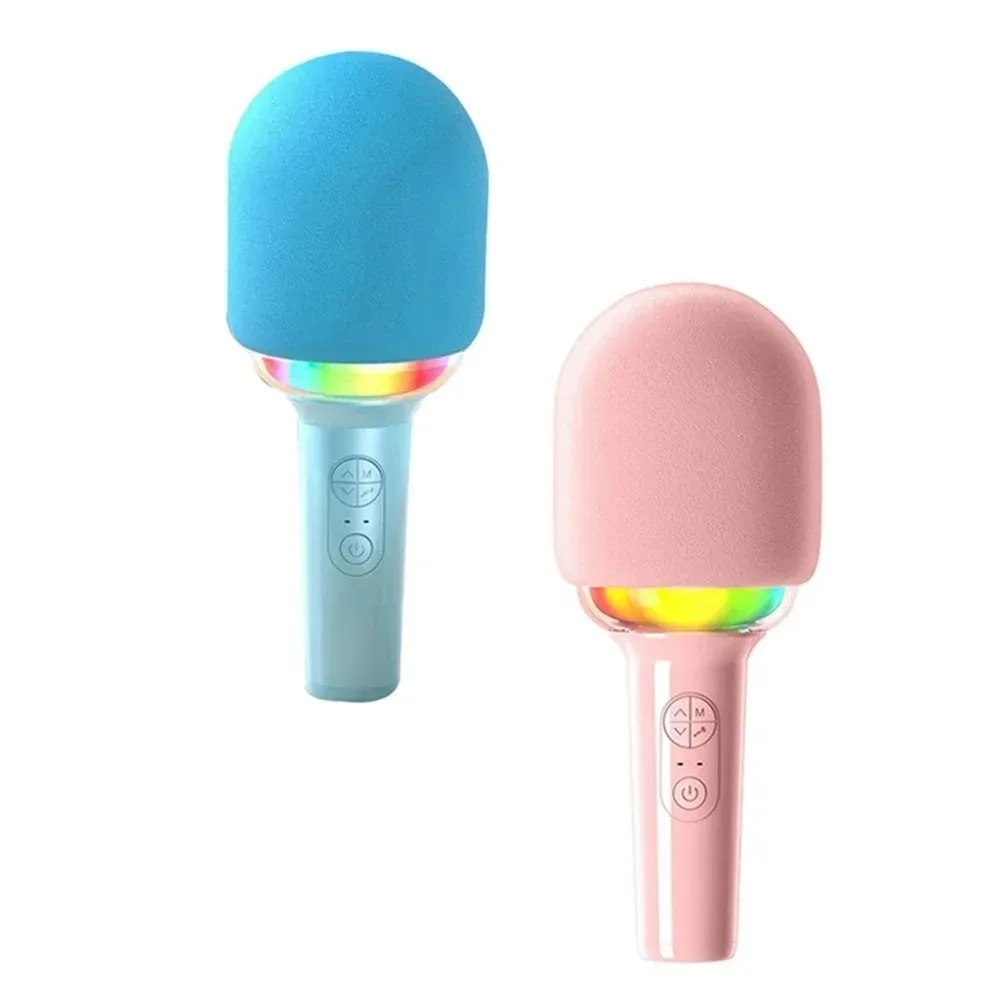 

Домашний пение Караоке Беспроводной микрофон Беспроводной Bluetooth Музыкальный плеер Шумоподавление Аудио Встроенный микрофон Динамик