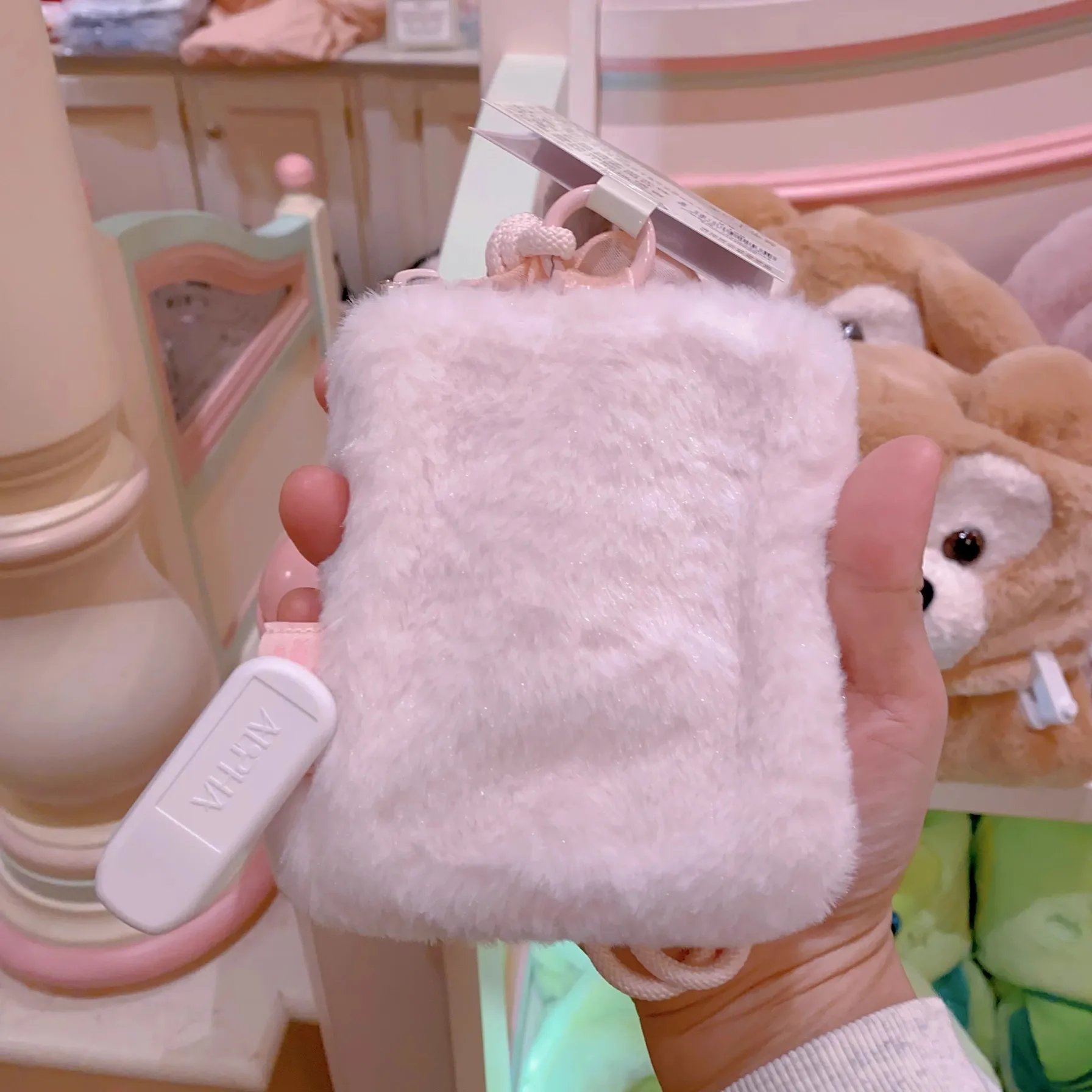 Shanghai Disneyland Daffy e gli amici Dream Celebration Bracciale con ciondoli Portafoglio ID Borsa per carte