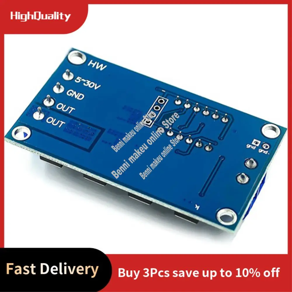 2Pcs DC12-24V Dual MOS Digital Time Delay Relay Trigger Cycle Timer Delay Switch Circuit Board Timing Control Module-ABVP