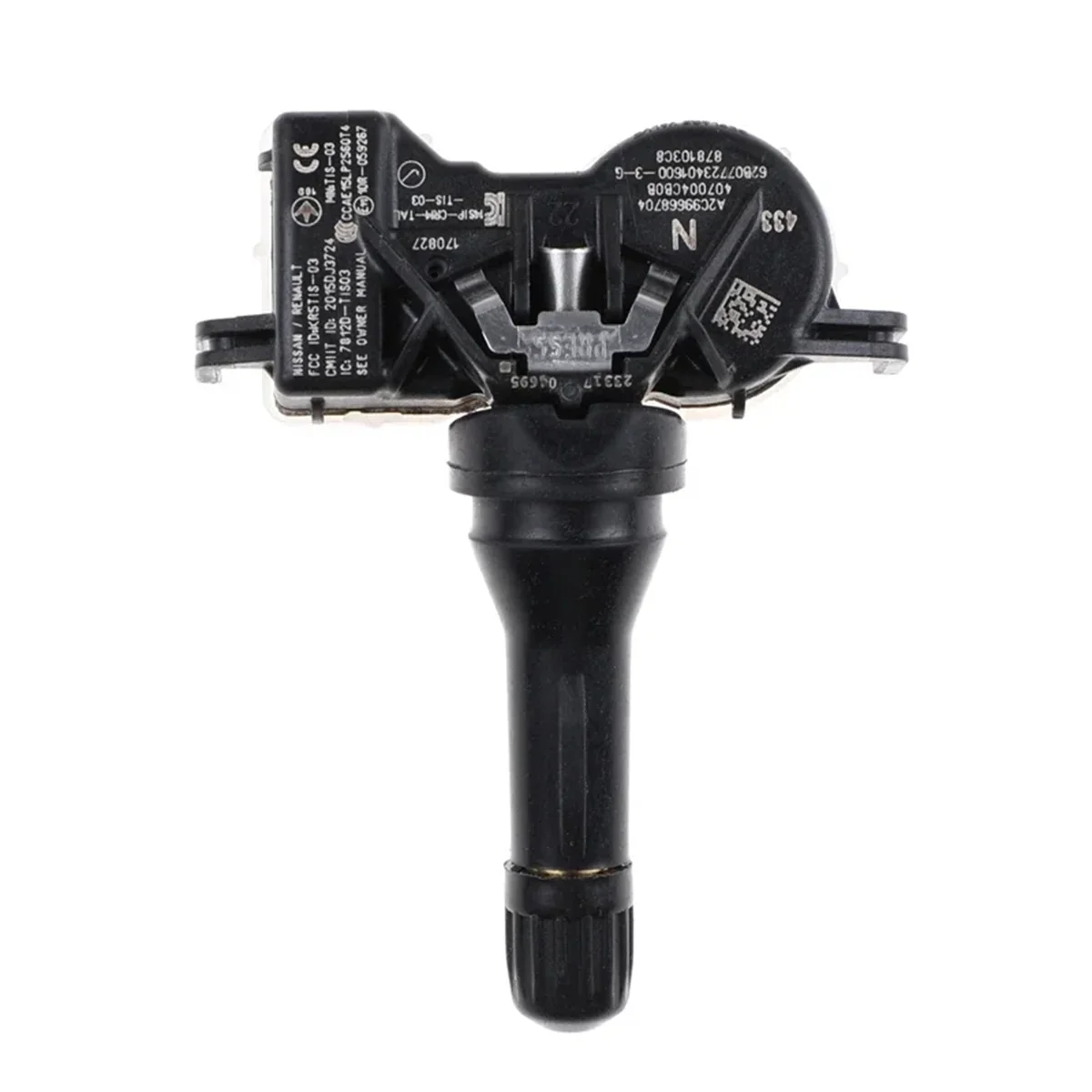 Monitor de presión de neumáticos de coche, 433MHz, para Renault Megane IV Renault Scenic 2016-2023 Renault Koleos Samsung QM6 2016-2022 40700-4CB0B