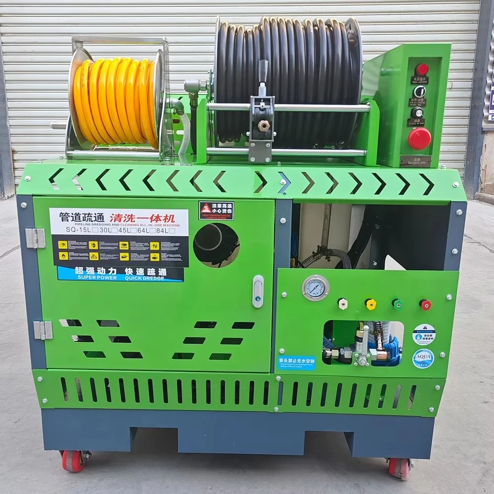 Cleaning Tool Sewage Dredging Jet Machine Diesel Sewer Jetter For Hotel Kitchen Grease Drain Pipeline Cleaning