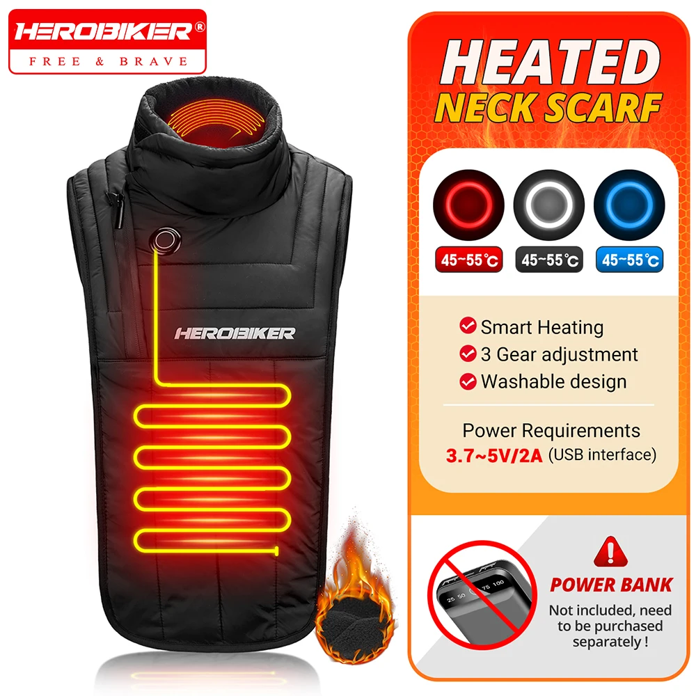 

Motorbike Neck Warmer Windproof Winter Neck Chest Warm Waterproof Outdoor Activities Cold Proof Heating Neck Snow Riding Warm