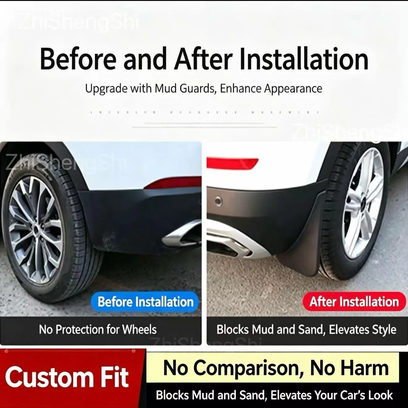 For Volkswagen Tavendor 2026 Car Mudguards Wheel Splash Guards No Drilling Fender Liners Auto Exterior Decor Accessories