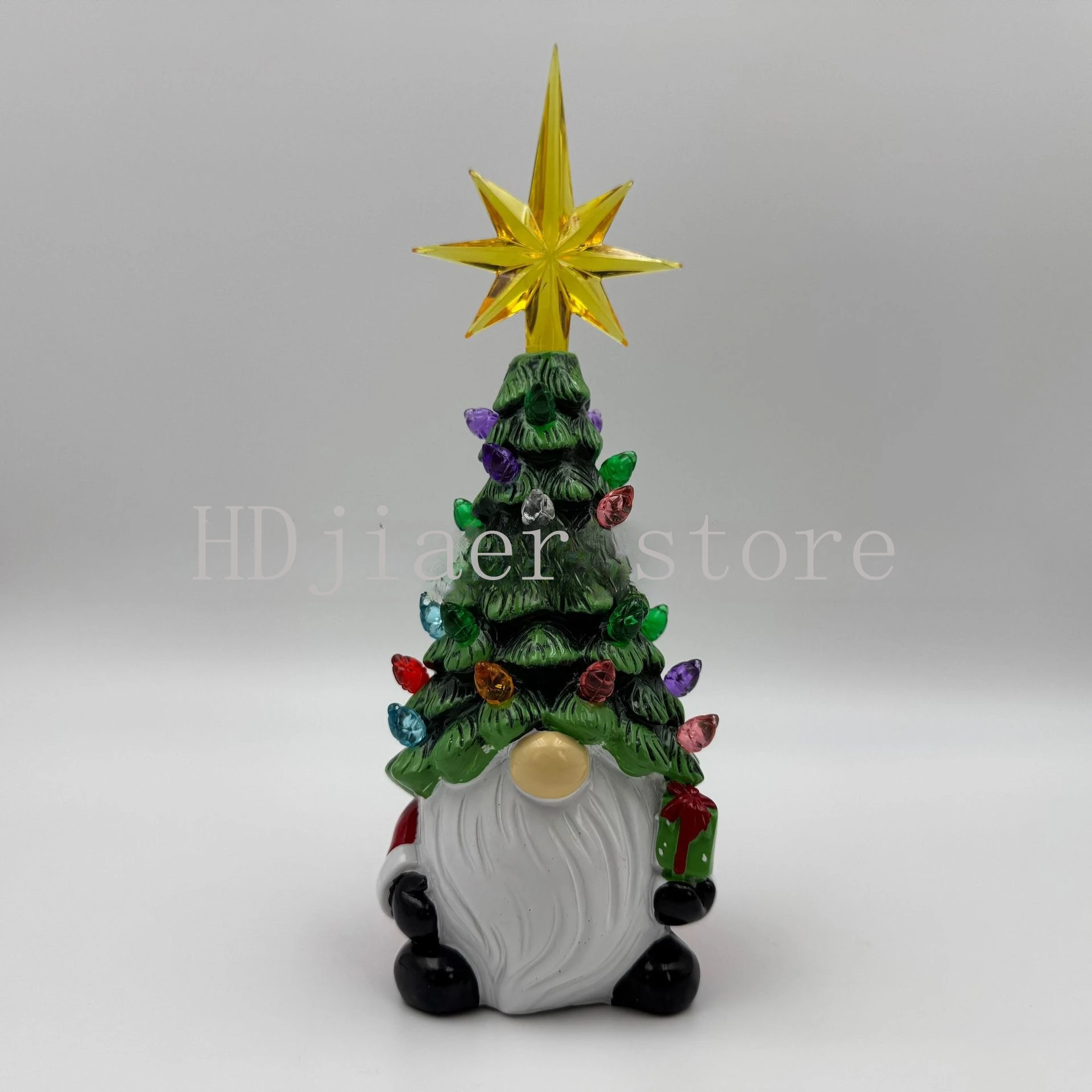 

Christmas Tree Dwarf Light Ornament – Battery-Powered Resin Gnome Lamp, Cute Christmas Decoration