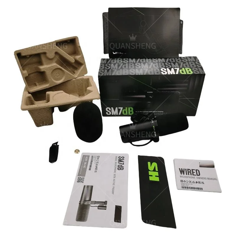 

TLF SM7dB SM7B Cardioid Dynamic Vocal Microphone with Built-In Preamp for Studio Broadcasting Podcasting Streaming Micrfono