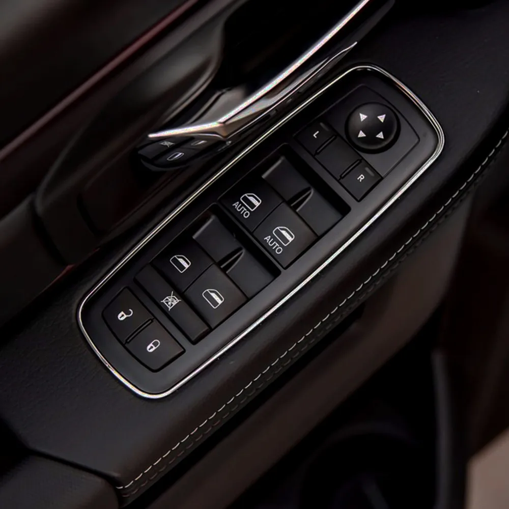 Interruptor de control de ventanillas eléctricas para Dodge Ram 1500 2500 3500 4500 5500 DODGE GRAND CARAVAN JEEP LIBERTY 2008-2012 con lámpara LED
