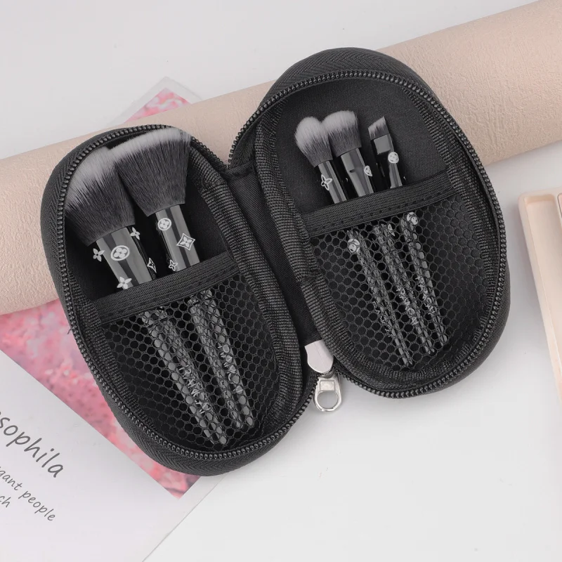 فرشاة ماكياج البدلة Tools5Mini Soft Powder Foundation Brush Eye Shadow Brush أدوات التجميل المحمولة للمبتدئين