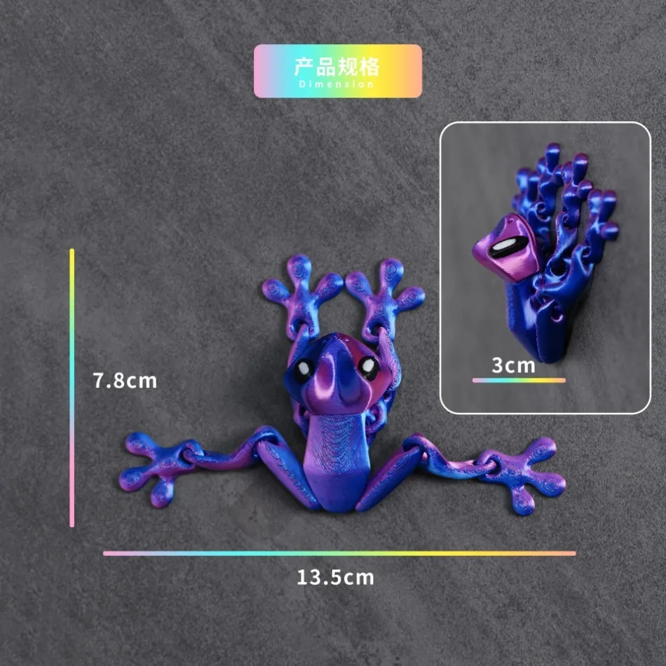 Magnetic Frog Fridge Magnet with Moving Legs