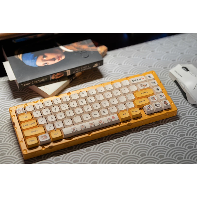 メカニカルキーボード用アナライザーキャップ,146キー,DMXスイッチに適しています,Pbt,昇華型,交換可能なキーキャップ