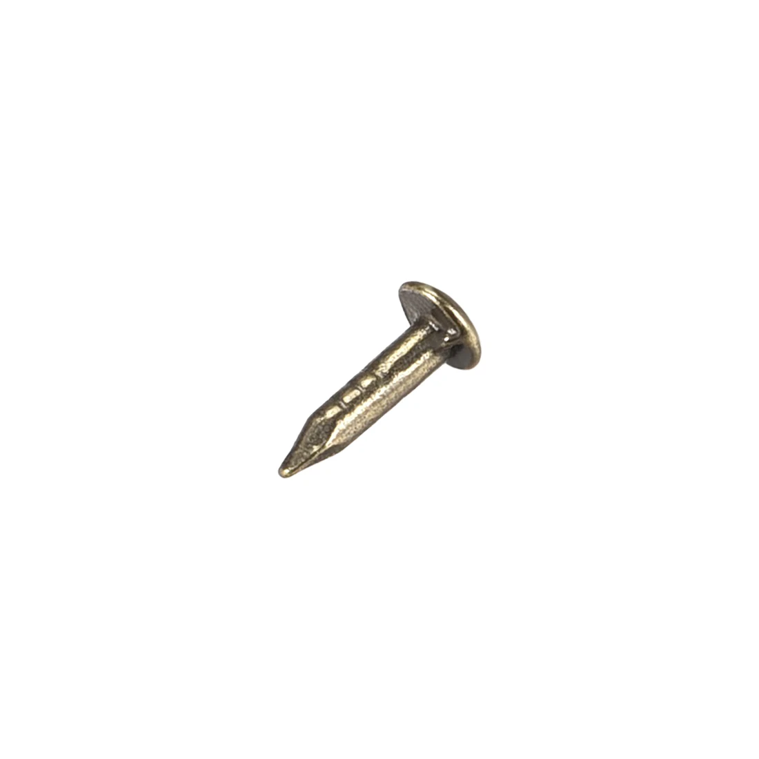 Uxcell 300pcs Carbon Steel Tiny Nail Diameter 1.2mm Mini Micro Nail Tack Stud Bronze Tone Carbon Steel DIY Household Accessories