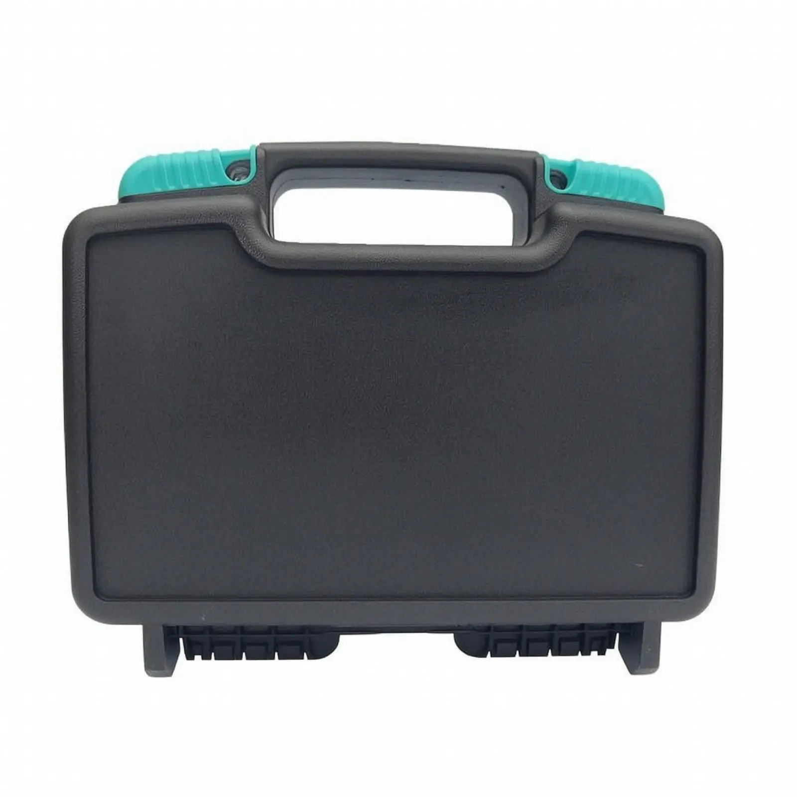 Rectangular Storage Case with Side Latches Portable PP Plastic Tool Case with Folding Handle for Equipment Organization