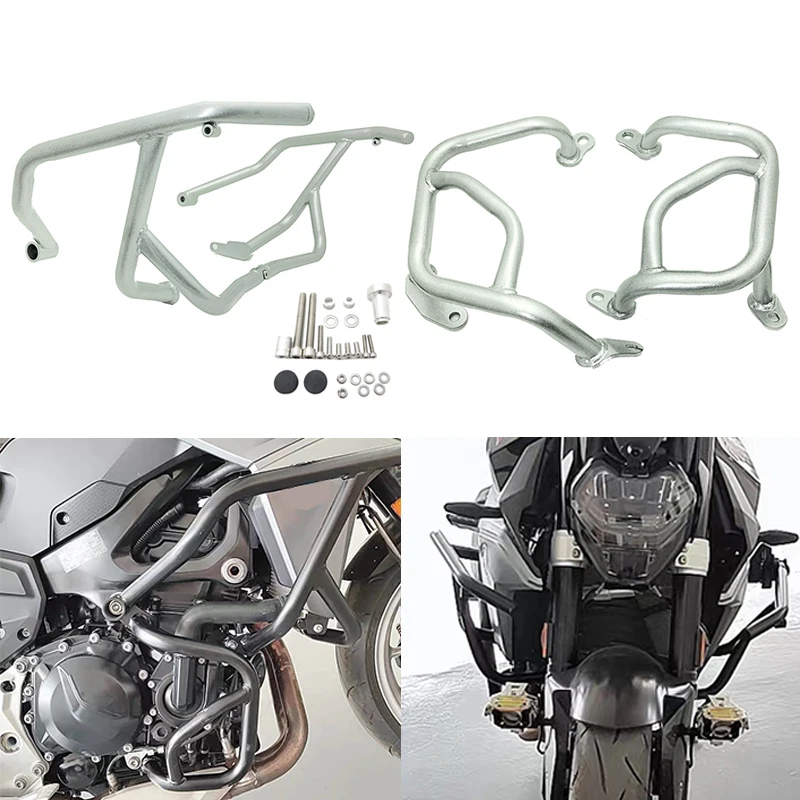 

F900R F900XR Upper&Lower Engine Guard For BMW F 900XR F900 R 2020-2024 2023 Crash Tank Bar Bumper Fairing Frame Protector