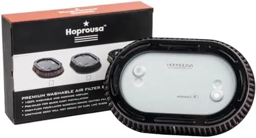 

Red High-Flow Air Filter 29400267 for M8 114 Touring Softail '17-Later