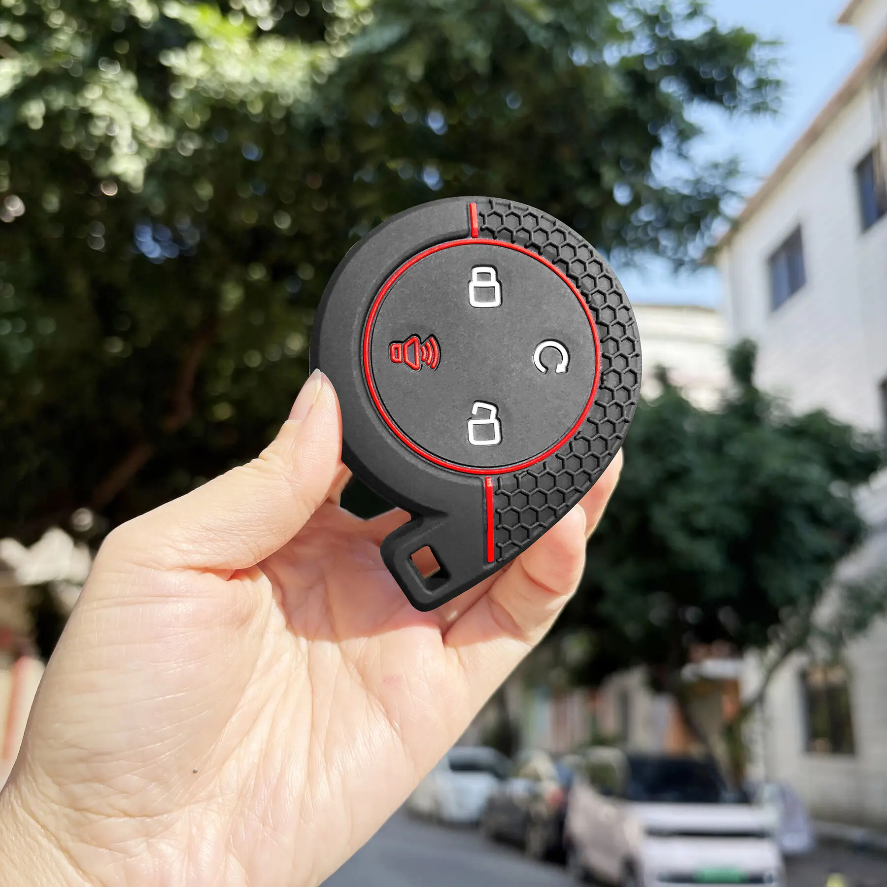 For Great Wall Mountains Seas POER Truck GWM P Series Pickup GWM Cannon Alpha‌‌ Protection Silicoen Car Key Cover Fob Holder