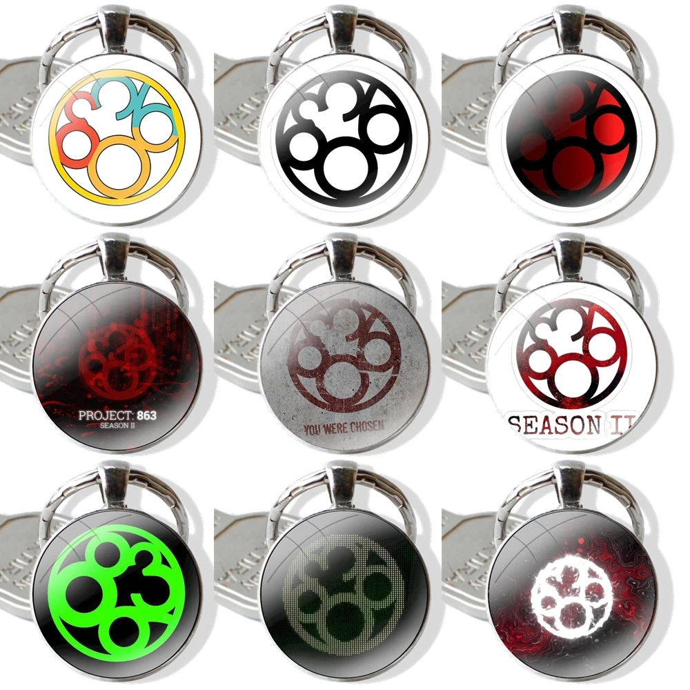 Keychain Handmade Glass Cabochon Key Ring Holder Pendant Key Chains Project 863