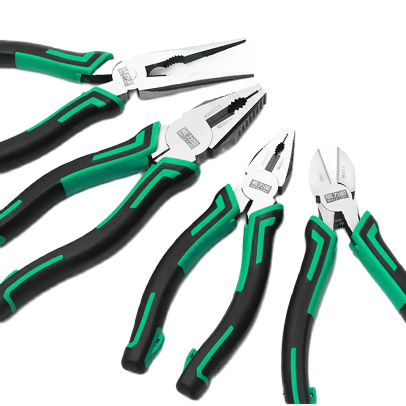 6/8-inch Tools Steel Wire Pliers Sharp-nosed Pliers Diagonal Pliers Industrial-grade Hand Tools Special For Electricians