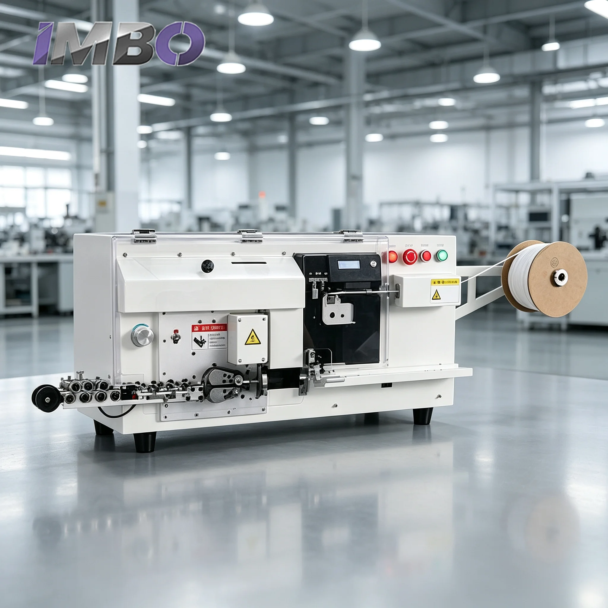 Fully Automatic Wire Cutting Stripping and Number Tube Inserting Machine