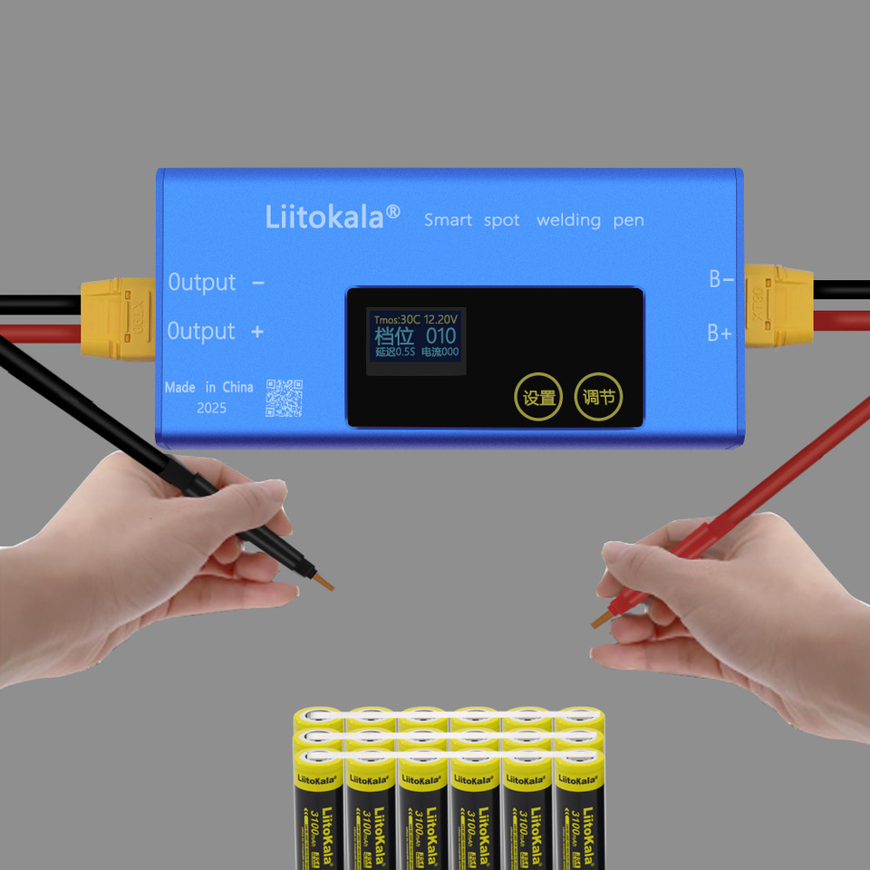  LiitoKala 12V Mini Spot Welder Kit DIY Automat 18650 Battery Pack Welding Portable Spot Welding Machine Pen For 0.1MM Nickel 