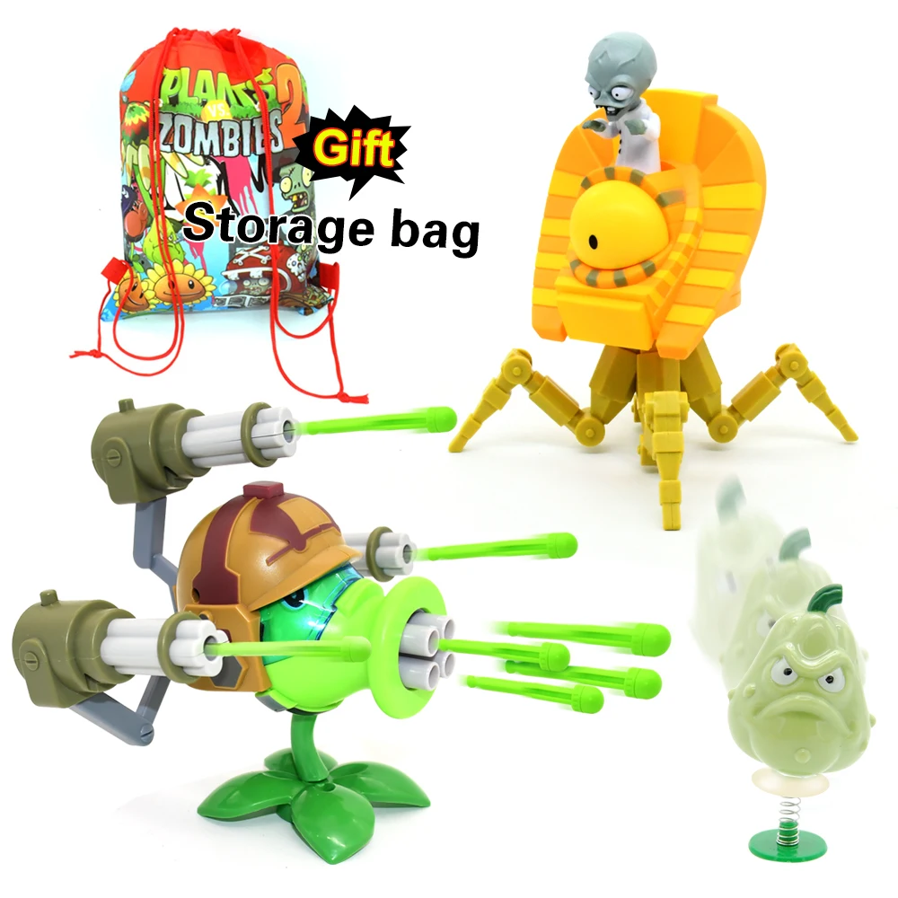 Pvz Toys Bags PLANTS VS ZOMBIES Toys Full Set Gatling Pea Zombot  Sphinx-inator Squash Boy