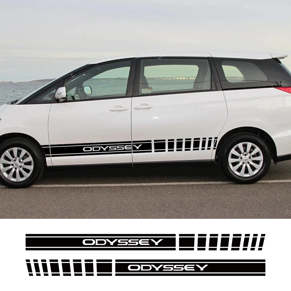 Car Stickers For Honda Odyssey LX RC 1 Shuttle Van MVP Minivan Auto Tuning Accessories Graphics Stripes Decor Decals Vinyl Cover