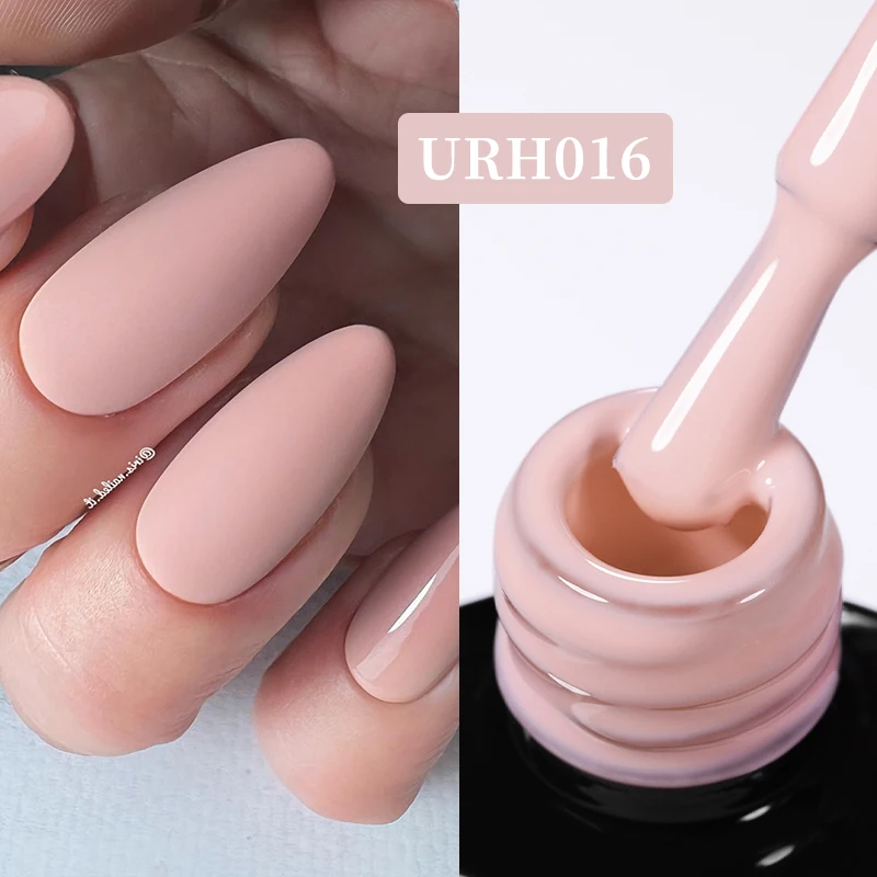 Ur Suiker 7Ml Matte Nude Kleur Gel Nagellak Top Coat Base Gel Semi-Permanente Vernis Weken Van Uv Led Nail Art Manicure