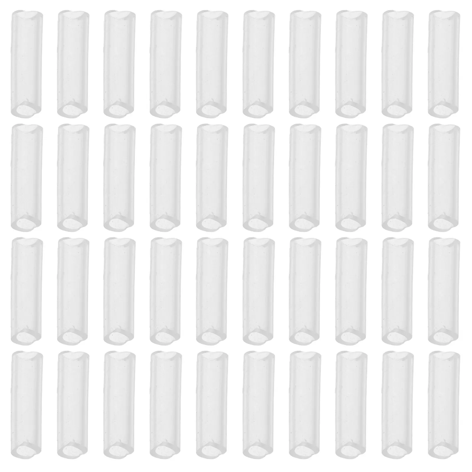 

50Pcs Beaded Chain Protector Set Lightweight Plastic Anti-Loss Connectors for Jewelry Making Pendant Lock Charm Retainer Cord