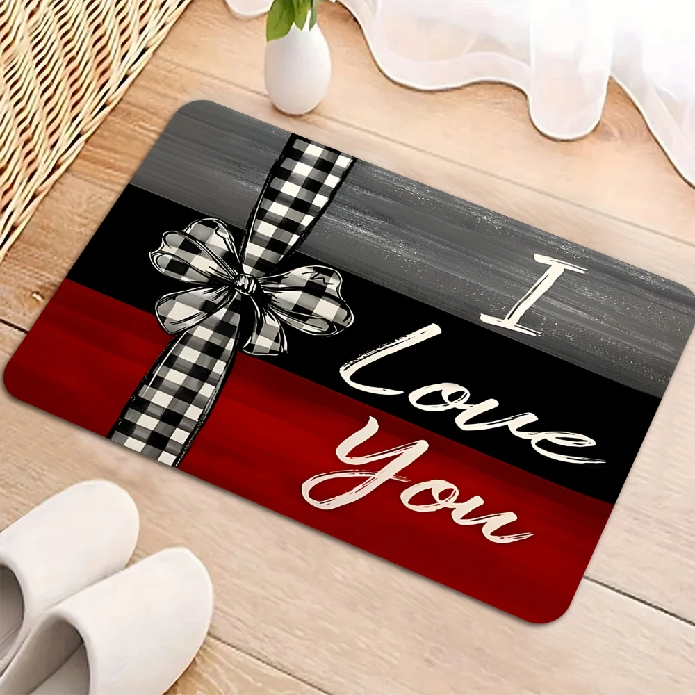 German Footprint Quote Door Mat cottage entry mud space garage terrace backyard daily household decorative floor rug
