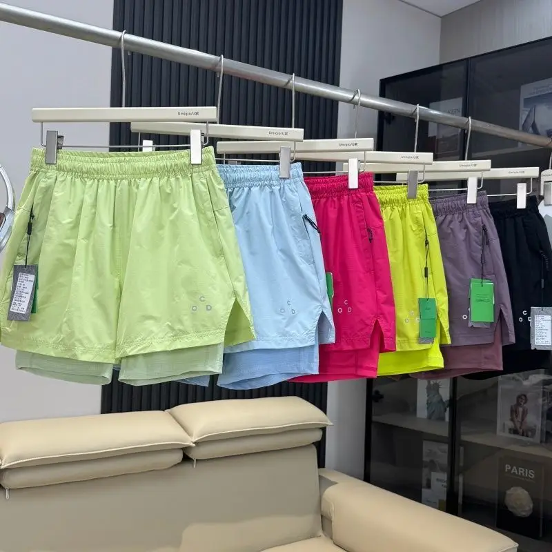 Women's Casual Shorts Running Quick-drying Fake Two-piece Fitness Yoga Shorts