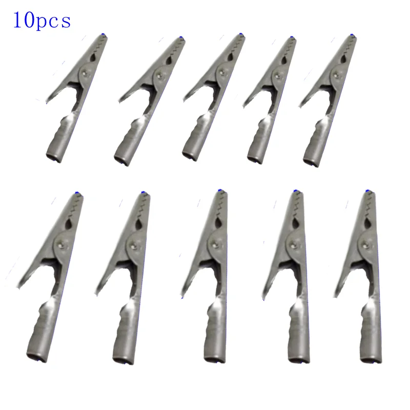 

Stainless Steel Alligator Clip, Test Clip, Cable Fixing for Test Probe, 316 Material, 52mm Long, 10Pcs